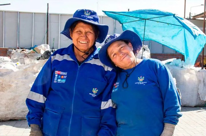 Mujeres recicladoras liderando la economía circular